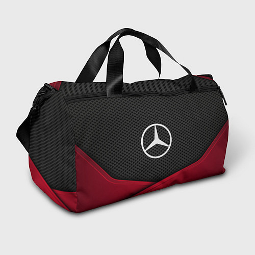 Спортивная сумка Mercedes Benz: Grey Carbon / 3D-принт – фото 1