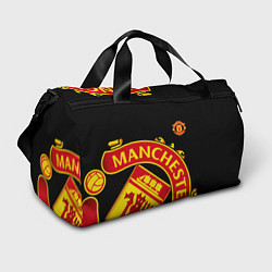 Сумки спортивные FC Man United: Black Exclusive, цвет: 3D-принт