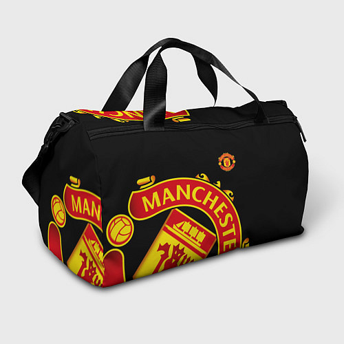 Спортивная сумка FC Man United: Black Exclusive / 3D-принт – фото 1