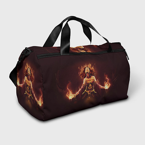 Спортивная сумка Lina: Hell Flame / 3D-принт – фото 1