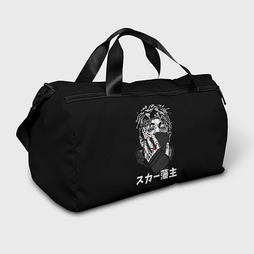 Спортивная сумка Scarlxrd: hieroglyphs / 3D-принт – фото 1