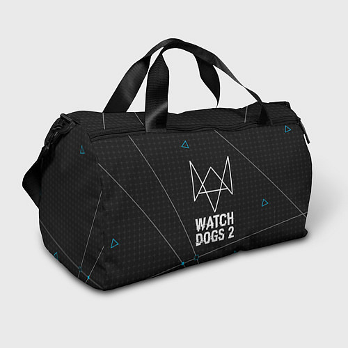 Спортивная сумка Watch Dogs 2: Tech Geometry / 3D-принт – фото 1