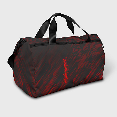 Спортивная сумка Cyberpunk 2077: Red Breaks / 3D-принт – фото 1