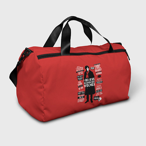 Спортивная сумка Шерлок / 3D-принт – фото 1