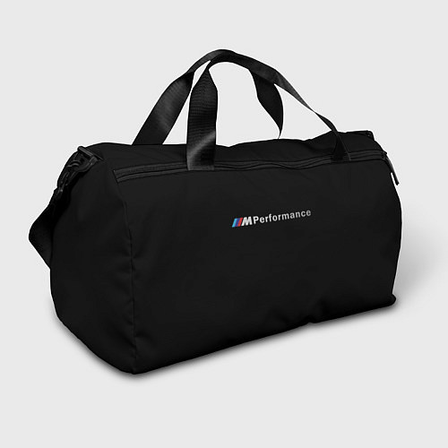 Спортивная сумка BMW PERFORMANCE ЧЁРНЫЙ БМВ / 3D-принт – фото 1