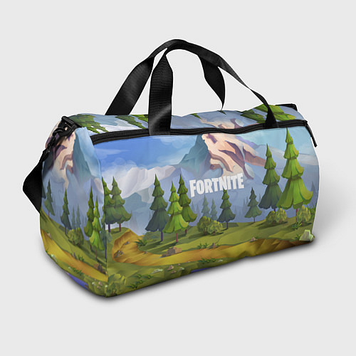 Спортивная сумка Fortnite: Forest View / 3D-принт – фото 1