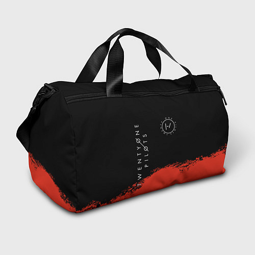 Спортивная сумка 21 Pilots: Red & Black / 3D-принт – фото 1