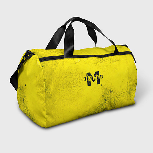 Спортивная сумка Metro Exodus: Yellow Grunge / 3D-принт – фото 1