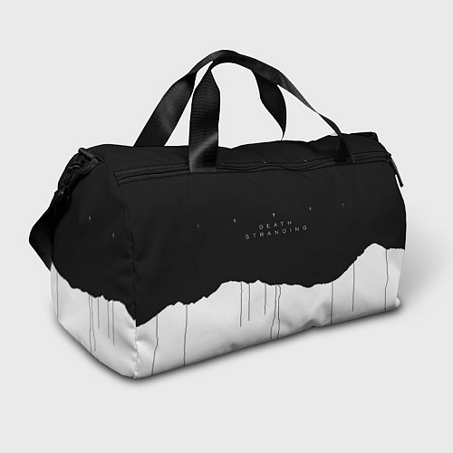 Спортивная сумка Death Stranding: Black & White / 3D-принт – фото 1
