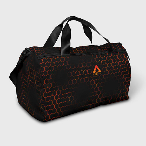Спортивная сумка Apex Legends: Orange Carbon / 3D-принт – фото 1