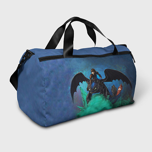 Спортивная сумка Как приручить дракона / 3D-принт – фото 1