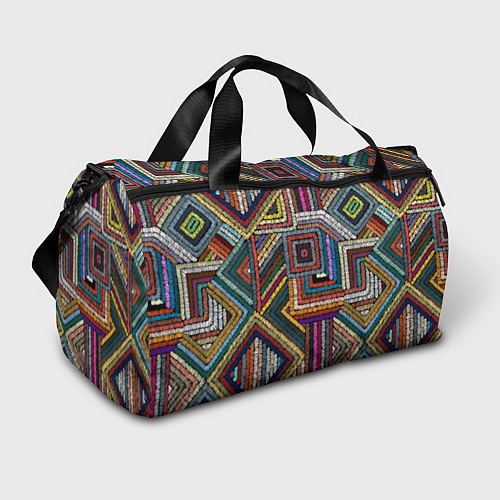 Спортивная сумка Этнический ковровый орнамент / 3D-принт – фото 1