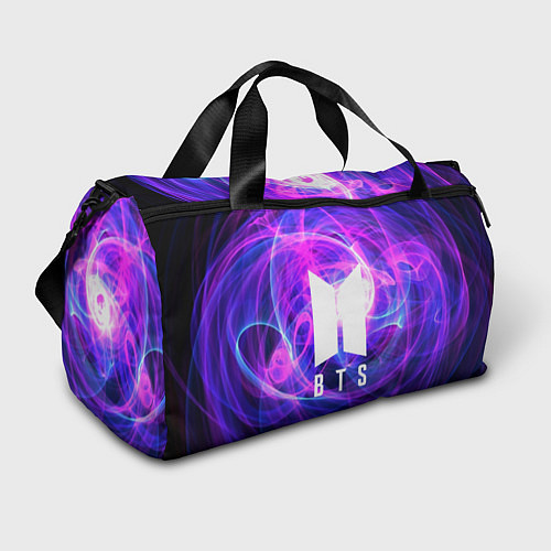 Спортивная сумка BTS: Violet Neon / 3D-принт – фото 1