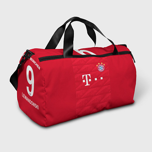 Спортивная сумка FC Bayern: Lewandowski Home 19-20 / 3D-принт – фото 1