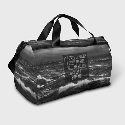 Спортивная сумка Bring Me The Horizon - it comes in waves / 3D-принт – фото 1