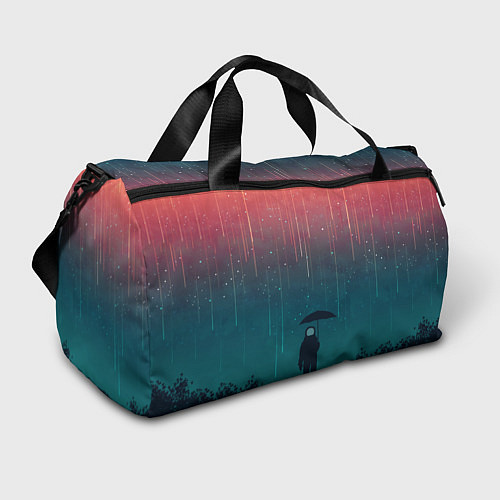Спортивная сумка Космический Дождь / 3D-принт – фото 1
