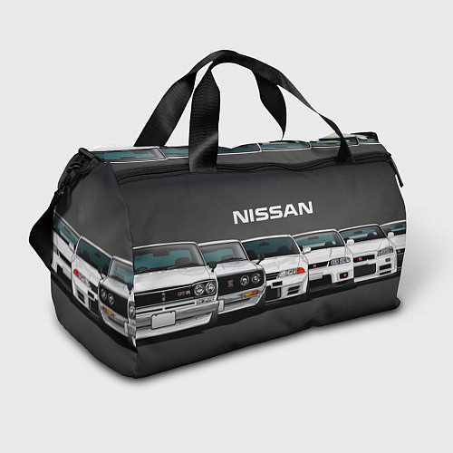 Спортивная сумка NISSAN / 3D-принт – фото 1
