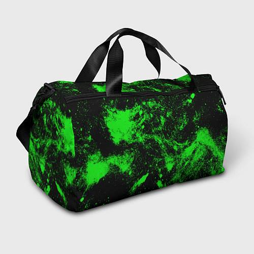 Спортивная сумка Зелёная краска / 3D-принт – фото 1