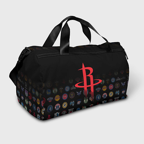 Спортивная сумка Houston Rockets 2 / 3D-принт – фото 1