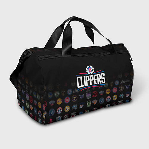 Спортивная сумка Los Angeles Clippers 2 / 3D-принт – фото 1