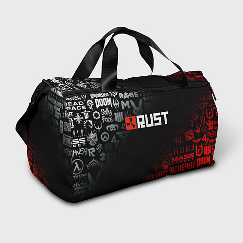 Спортивная сумка RUST / 3D-принт – фото 1