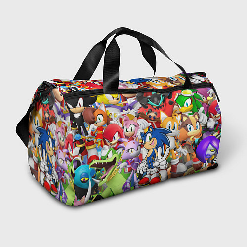 Спортивная сумка Sonic ПЕРСОНАЖИ / 3D-принт – фото 1