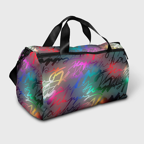Спортивная сумка Узоры / 3D-принт – фото 1