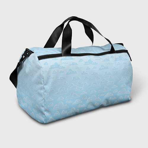 Спортивная сумка Очень светлые голубые облака / 3D-принт – фото 1