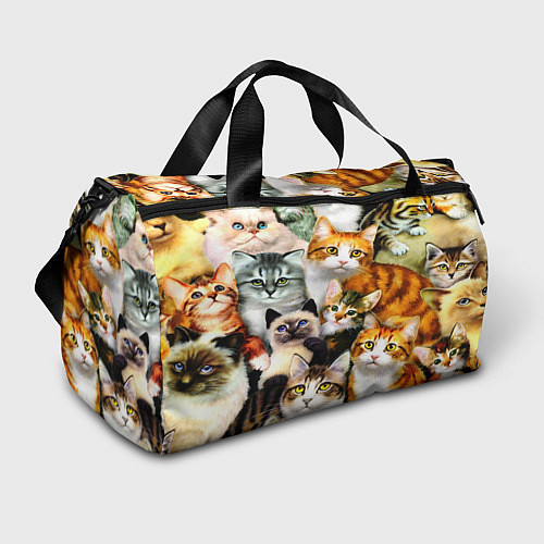 Спортивная сумка КОТЫ / 3D-принт – фото 1