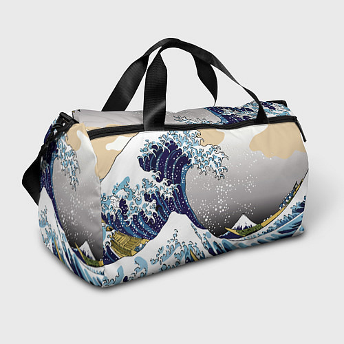 Спортивная сумка The great wave off kanagawa / 3D-принт – фото 1