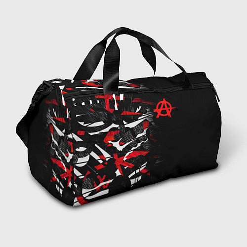 Спортивная сумка Анархия / 3D-принт – фото 1