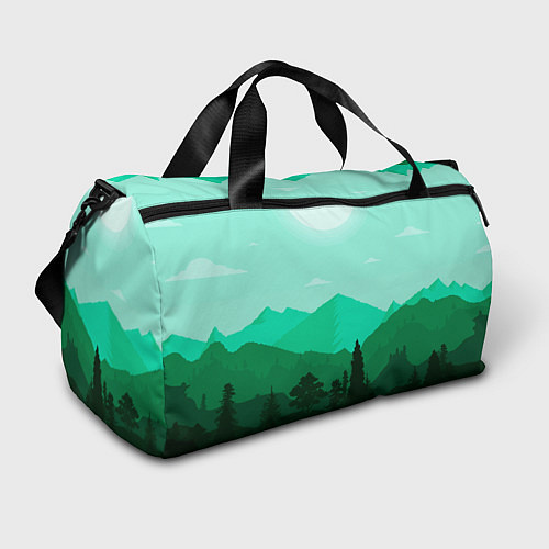 Спортивная сумка Горы пейзаж дикая природа / 3D-принт – фото 1