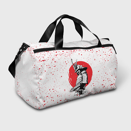 Спортивная сумка Самурай в каплях крови Z / 3D-принт – фото 1