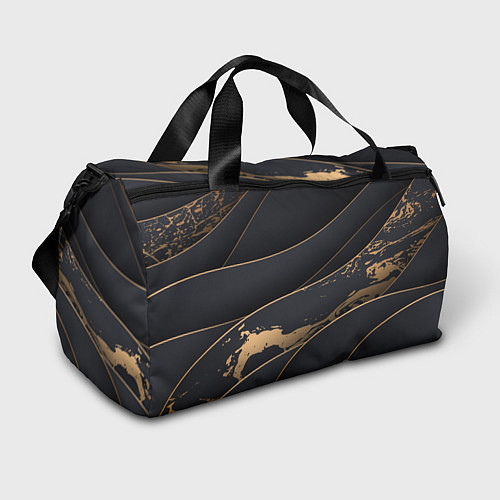 Спортивная сумка Black gold / 3D-принт – фото 1