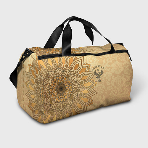 Спортивная сумка Дагестан в золоте / 3D-принт – фото 1