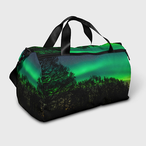 Спортивная сумка Северное сияние / 3D-принт – фото 1