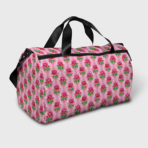 Спортивная сумка Декор из нежных роз / 3D-принт – фото 1