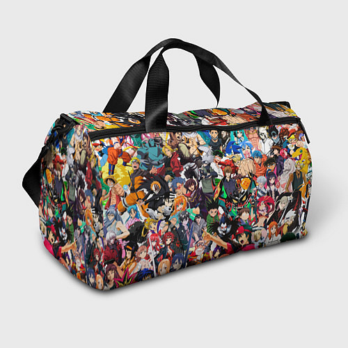 Спортивная сумка Аниме персонажи / 3D-принт – фото 1