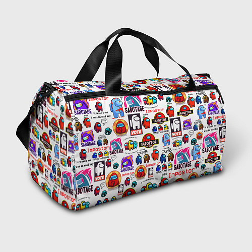 Спортивная сумка AMONG US / 3D-принт – фото 1