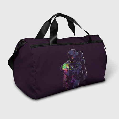 Спортивная сумка Медуза и космонавт / 3D-принт – фото 1