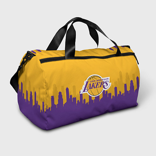 Спортивная сумка LOS ANGELES LAKERS / 3D-принт – фото 1