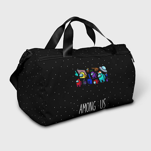 Спортивная сумка Among Us Звёзды / 3D-принт – фото 1