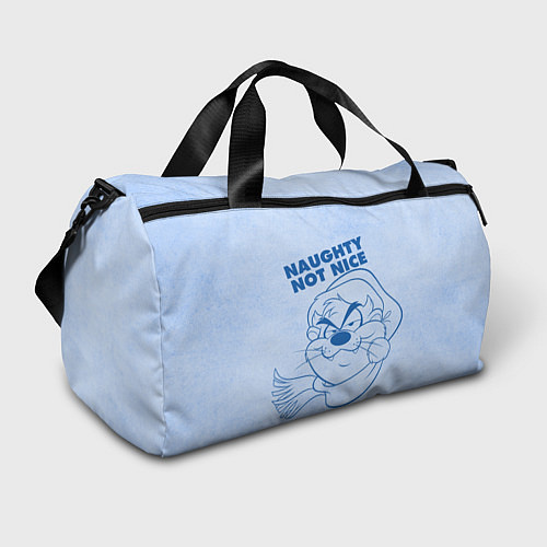 Спортивная сумка Naughty not nice / 3D-принт – фото 1