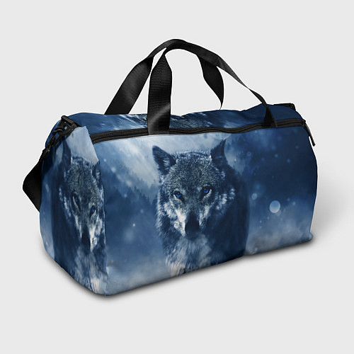 Спортивная сумка Красивый волк / 3D-принт – фото 1