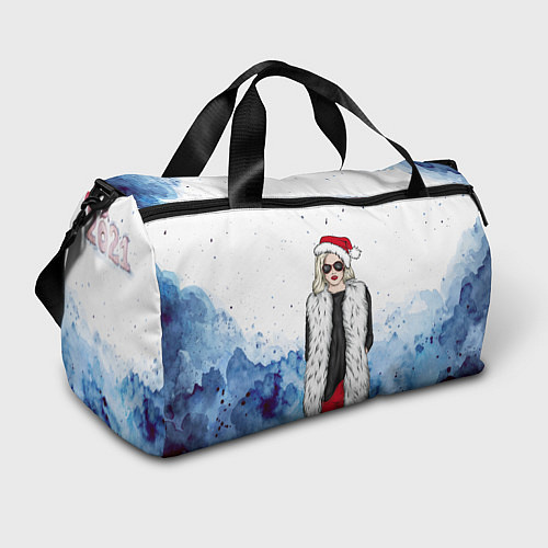 Спортивная сумка Леди Зима / 3D-принт – фото 1