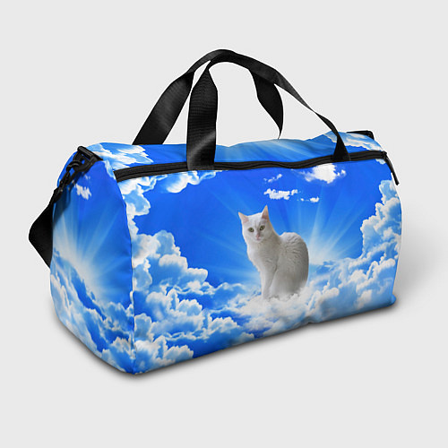 Спортивная сумка Кот в облаках / 3D-принт – фото 1