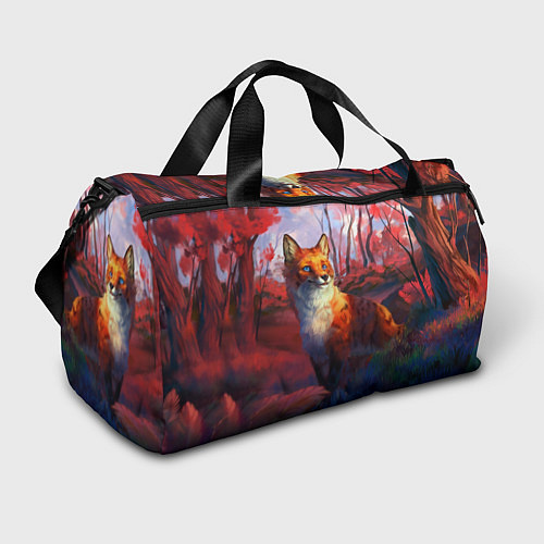 Спортивная сумка Рыжая лиса / 3D-принт – фото 1
