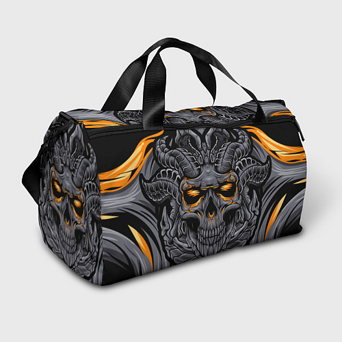 Спортивная сумка Череп дьявола / 3D-принт – фото 1