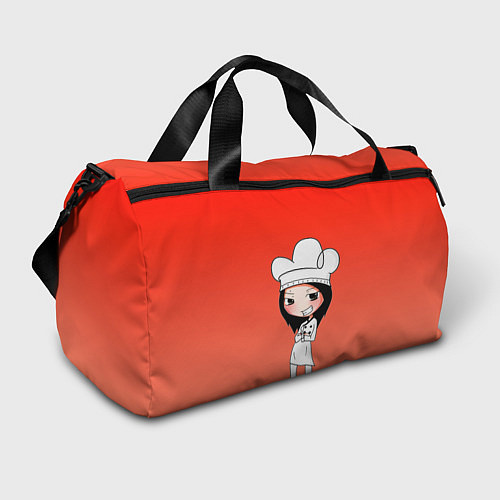 Спортивная сумка Повар девушка манга / 3D-принт – фото 1