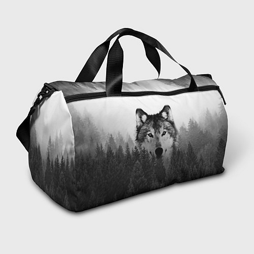 Спортивная сумка Волк / 3D-принт – фото 1